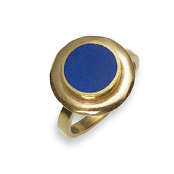 Lapis Round Ring - Afghanistan